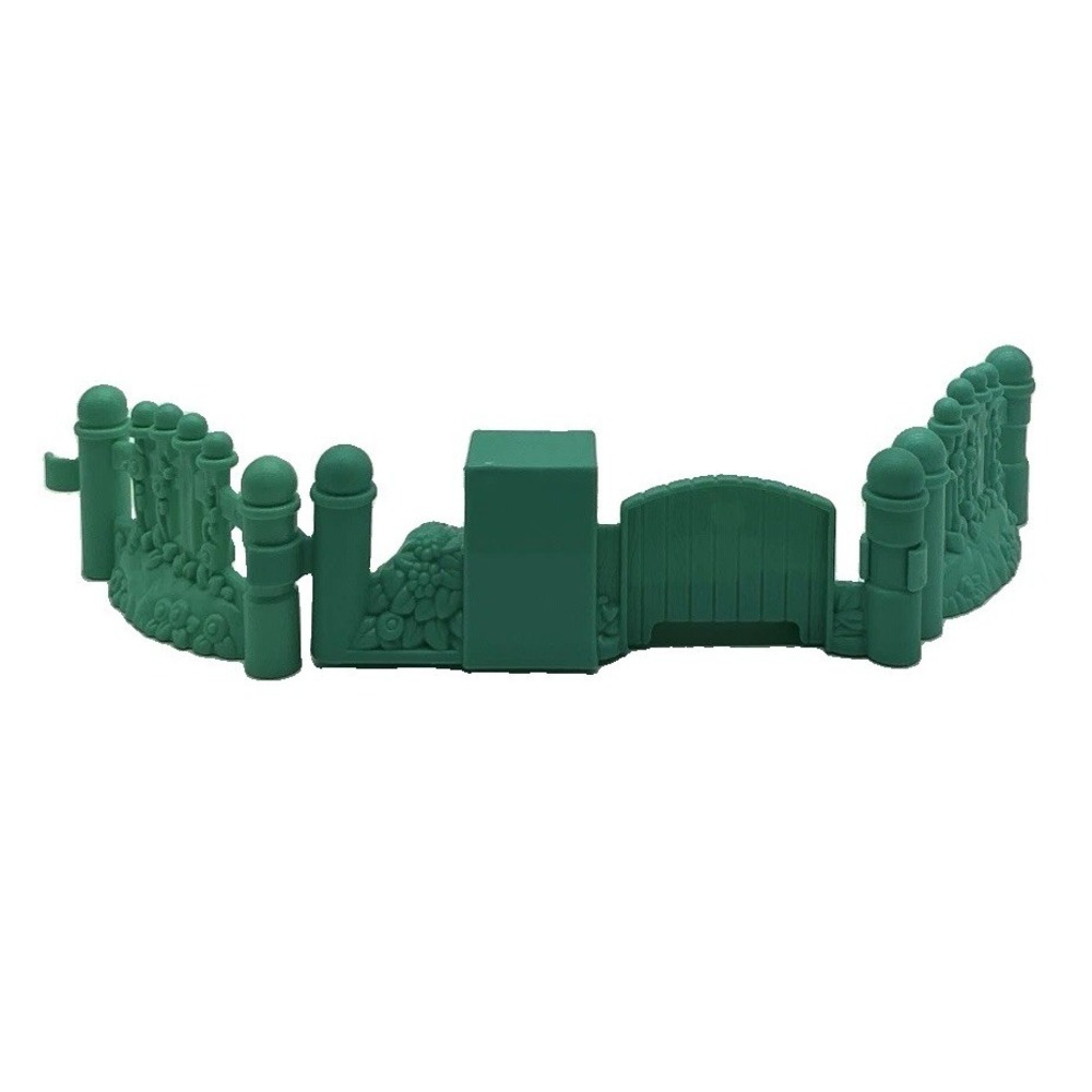 Fisher Price Little‎ People Sweet Sounds Home Teal Garden Fence & Bench Piece - Picture 2 of 2